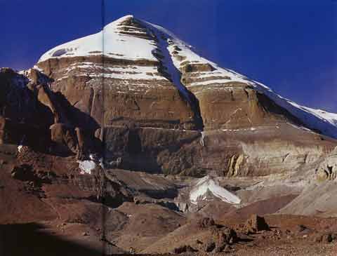 
Kailash south face close up from inner kora - Kristallspiegel: Pilgerreise zum heiligen Berg Kailash book
